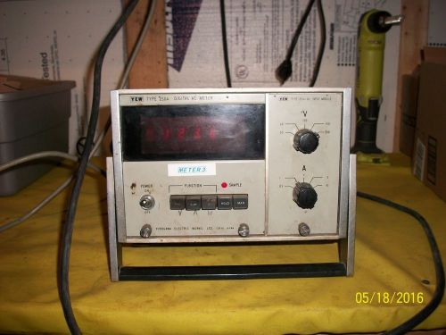 YOKOGAWA YEW 2504 DIGITAL AC METER W/ YEW 2514-06 INPUT MODULE