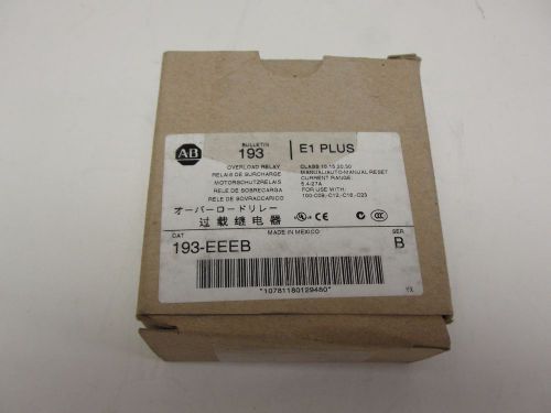 New allen bradley overload relay 193-eeeb for sale