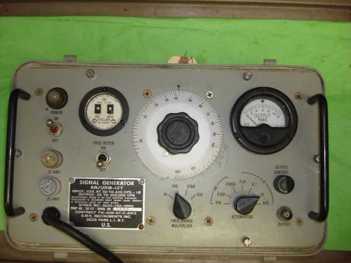 S.M.S Instruments. NAVY SIGNAL GENERATOR AN/URM-127