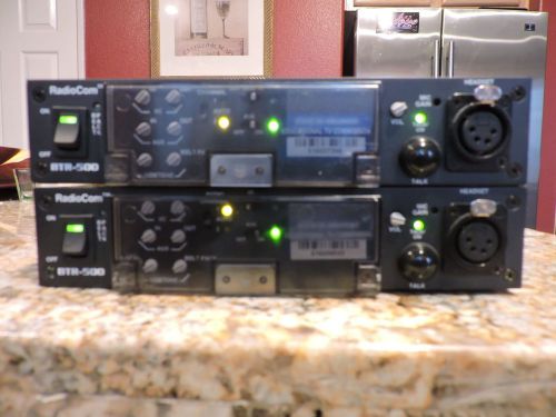 2X CoachComm Telex BTR-500 &amp; TR-500 Audio System