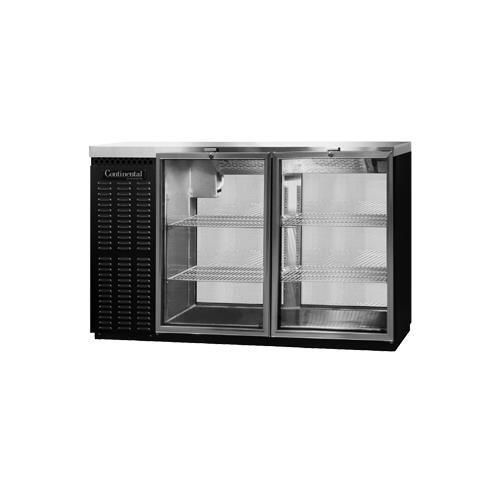 Continental Refrigerator BBUC50S-GD-PT Back Bar Cabinet, Refrigerated