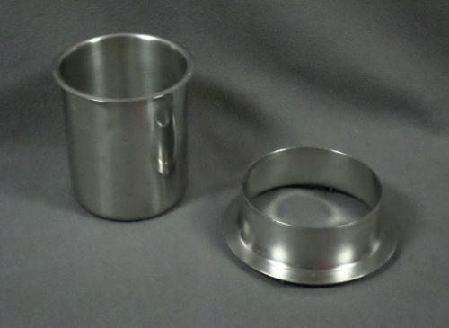 BLOOMFIELD 3.5 QUART bain marie ST-2 stainless steel pot w/Counter Hole Collar