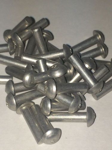 1/8 x 1/2 ROUND HEAD ALUMINUM SOLID RIVET 250 PCS