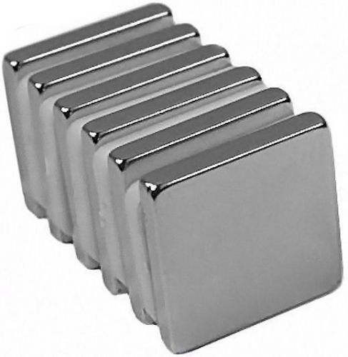 3/4&#034; x 3/4&#034; x 1/8&#034; Blocks - Neodymium Rare Earth Magnet, Grade N48