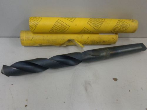 NOS MORSE 1-9/32&#034; TAPER SHANK DRILL BIT 4MT SHANK  STK 8935