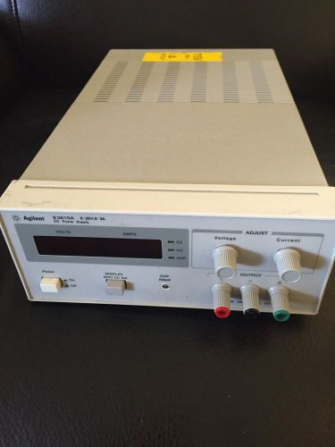 HP Agilent Keysight E3615A DC Power Supply 0to20V 3A 60W 30 Day Warranty &amp; Cal.