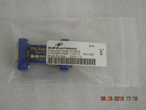 B&amp;B Electronics 232LPTTL Converter, NEW