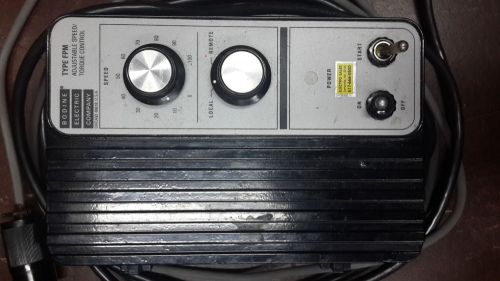 Bodine Adjustable Speed / Torque DC Motor Controller (Model No. 836)