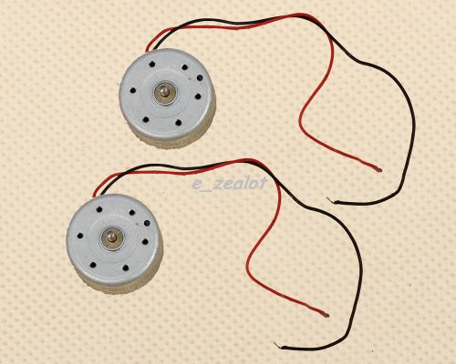 2pcs 1.5v-9v dc hobby motor type 300 dc motor for solar panel perfect for sale