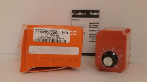 NCC SOLID STATE TIMER W/BASE .1-10 SECONDS T1K-10-462 *NEW SURPLUS IN BOX*