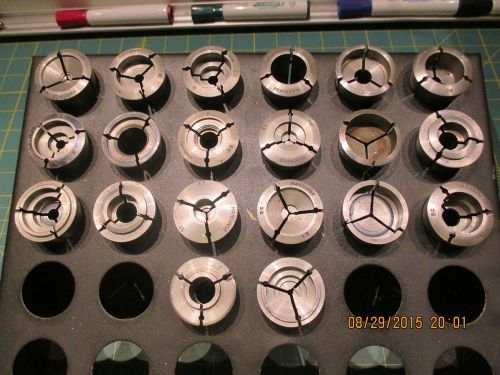 MACHINIST TOOLS L4 * HARDINGE  5C EMERGENCY COLLETS * 1 LOT (20)