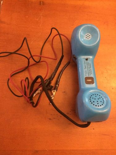 Harris Dracon Division TS21 Telephone Line Test Set Butt Set Touchtone Dial