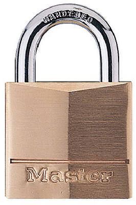 MASTER LOCK CO 1-9/16-Inch Solid-Brass Keyed-Alike Padlock