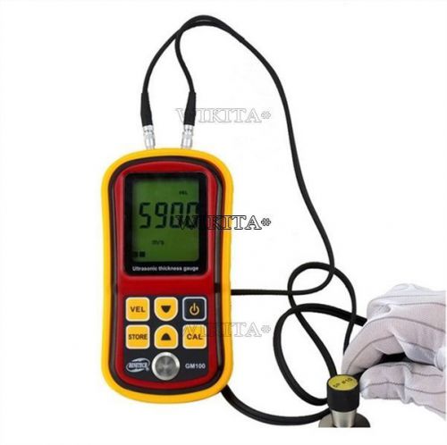 Ultrasonic GM100 Testing Wall Thickness Gauge Meter PVC Tester Digital