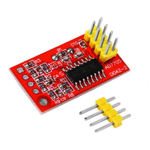 Dual 16-bit ADC Data Acquisition Module SPI Compatible AD7705 Module Board WW