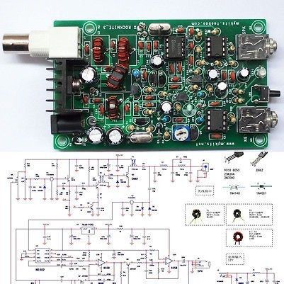 PIC Super RM kits QRP CW Transceiver/ham radio receive 7.023-7.026MHz DIY KITS