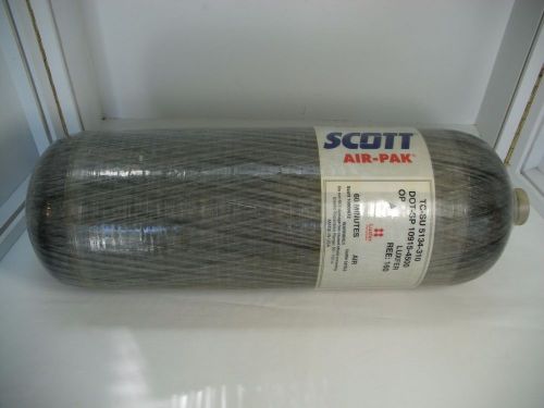 SCOT AIR-PAK LUXFER L87G-2 GAS CYLINDER 60 MINUTES AIR SUPPLY ~ NO VALVE