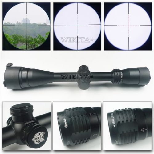 10 Level Red Green Laser 4-16X40 Sniper Weaver Reflex Zoom 20mm Mount