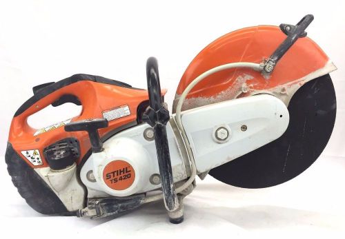 Stihl TS 420 14&#034; Gas Powered Concrete Cut-off Saw W/ Abrasive Wheel *FREE SHIP