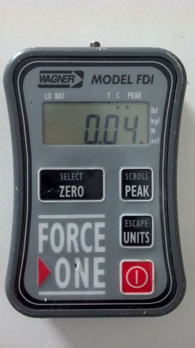 WAGNER Force One Model FDI Force Gauge inv#ANG032