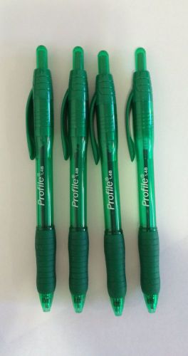 PAPERMATE PROFILE RETRACTABLE- 70671- GREEN BOLD 1.4 - 4 EACH