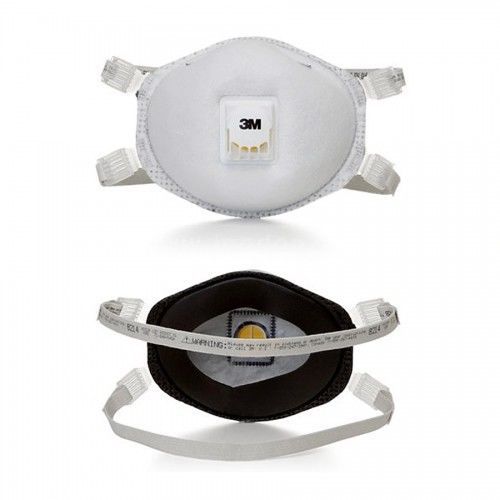 3M Disposable Respirator N95 OV Oz Qty 10 White Adjustable Strap 8214 |OS2|