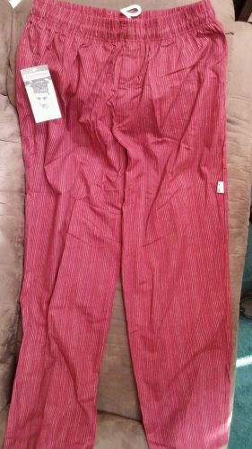 NEW!! Designer CHEF WORKS Men&#039;s Baggy Pants..Elastic Waistband..XL