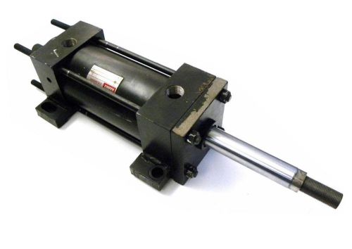 Hanna pneumatic cylinder 3-1/4&#034; bore 6&#034; stroke ms2d3ncb3.25 4.00 faf1g for sale