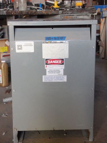 SQUARE D 30kva transformer 3 phase 480v-208v/120v delta wye 460v 220v 440v