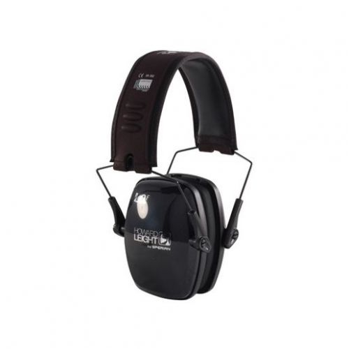 Howard Leight R-01523 Leightning L0F Folding Super Slimline Earmuff Black