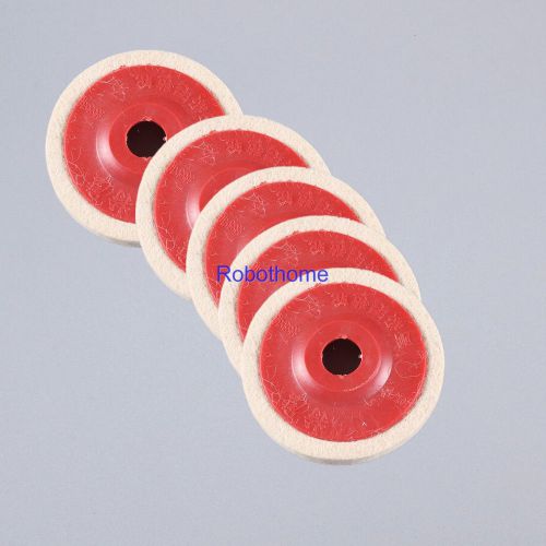 5pcs 88(3.4&#034;)*8*16  round polishing wheel wool felt polishers pad pads for sale