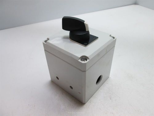 Hoffman Q1PBPCDM Enclosure With Selector Switch, Dimensions: 3.15&#034;x3.23&#034;x3.38&#034;