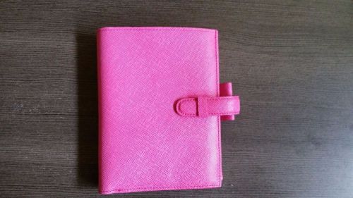 Pink Pocket Filofax Portobello gillio kate spade midori travelers notebook