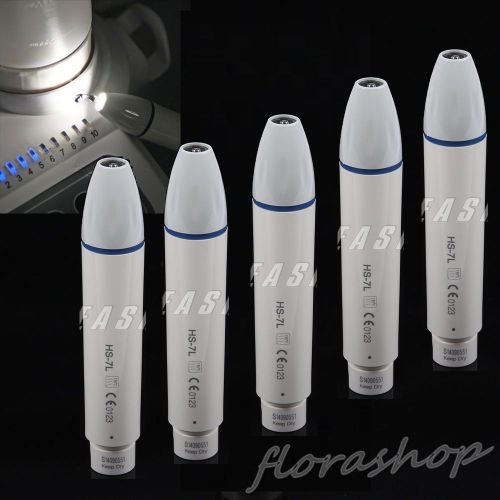 5x Dental Fiber Optic LED Scaler Scaling Handpiece Fit DTE SATELEC