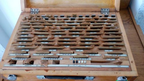 ENORMOUS PRECISION ANGLE GAUGE BLOCK SET ?1 and ?2 (93 pcs+33pcs)