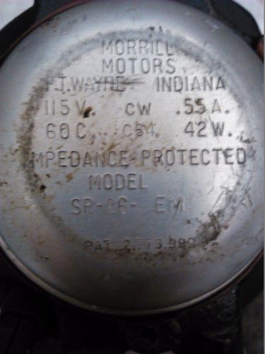 Morrill Motors SP-A6-EM 115V .55A 42W