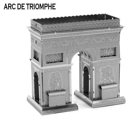 Zoyo 3d diy arc de triomphe metallic nano metal puzzle jigsaw office desk toy for sale