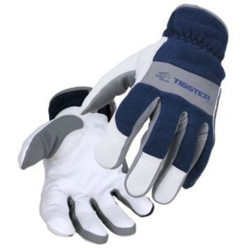Tigster premium flame resistant snug fit kidskin tig welding gloves - large for sale