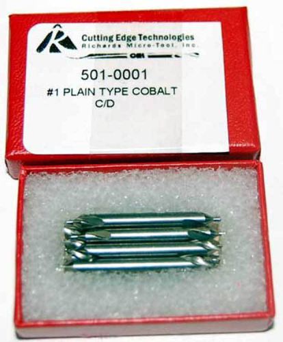 12 Pc. Richard #1 (3/64&#034; Drill Dia) M42-8% Cobalt Combined Drill &amp; Countersinks