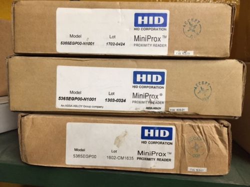 NEW HID MiniProx PROXIMITY READERS MODEL 5365EGP00-N1001