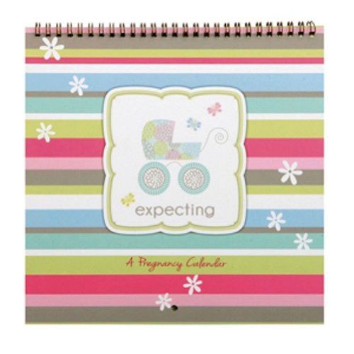 C.R. Gibson 44 Week Pregnancy Calendar Stripes