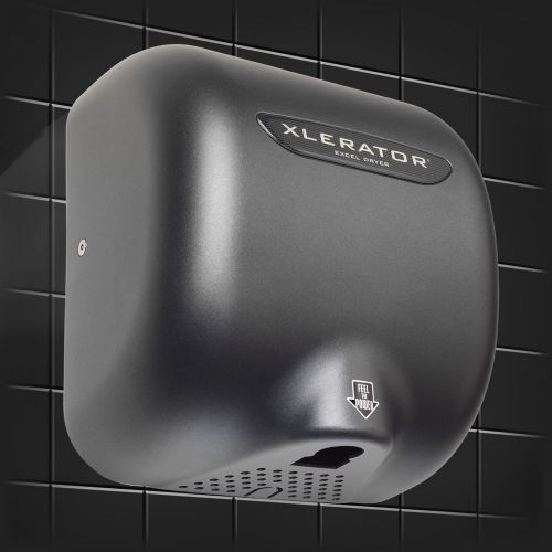 Excel Dryer XL-GRV 208-277 Volt Hand Dryer, Speed &amp; Sound Control, W/Heat