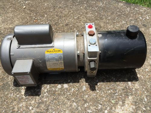 baldor single phase 1hp motor