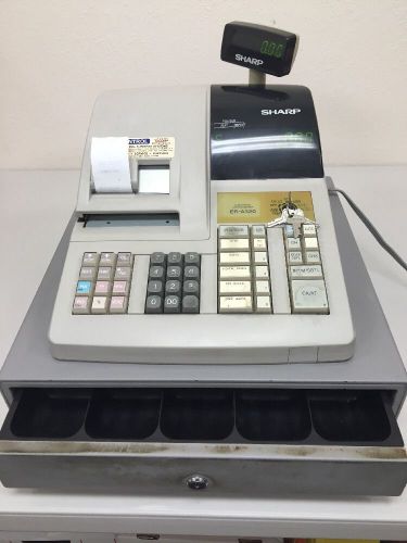 *Sharp ER-A320 Electronic Cash Register Retail POS with Keys! Working! Checkout*