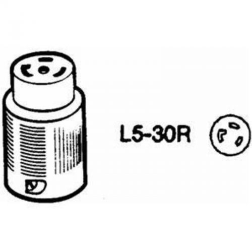 Commercial grade 2-pole locking cord connector leviton misc. electrical 70530lc for sale