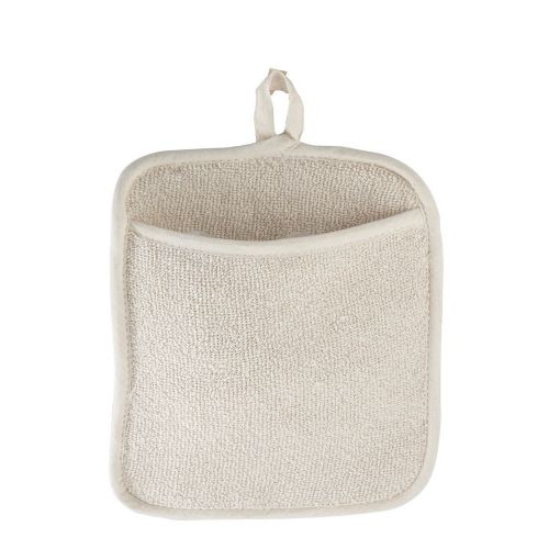 Winco PH-9W, 8.5x9.5-Inch White Terry Material Pot Holder with Pocket, 1 Dozen