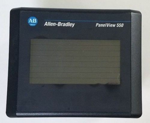 Allen Bradley, PanelView 550, 2711-T5A5L1 X, Touch Screen, RS-232, 24VDC, HMI