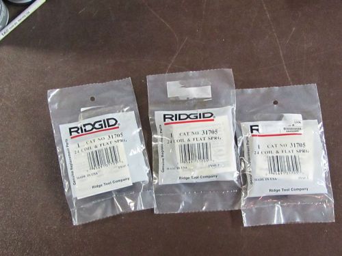 RIDGID 31705 COIL &amp; FLAT SPRINGS 31705 ~ NEW LOT OF 3