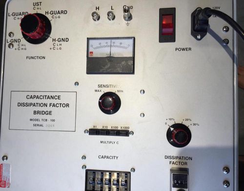 ETI capacitance dissipation factor bridge (TCB 100)