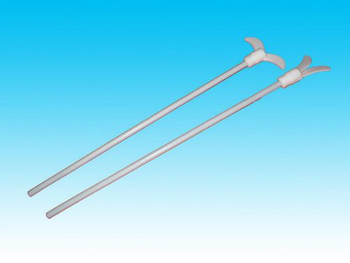 (one) Lab PTFE mixer stirrer 7mm shaft, 350mm long  new